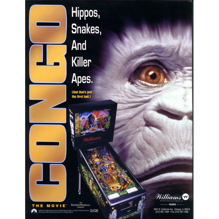 Congo Pinball Machine by Williams - Image 2
