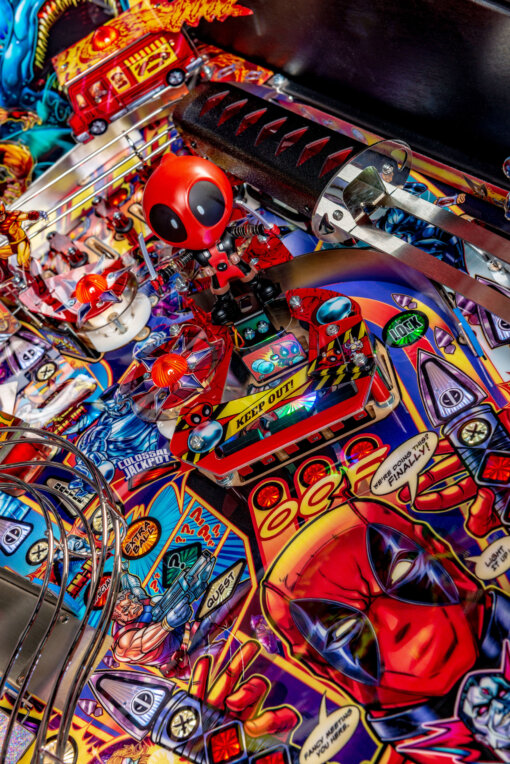Deadpool Pro Pinball Machine by Stern - Image 33