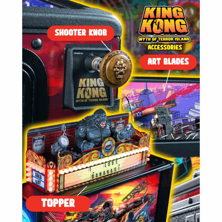 King Kong Pinball Art Blades - Image 2
