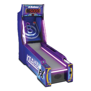 Ice Ball FX Alley Bowler arcade bowling machine with LED lights